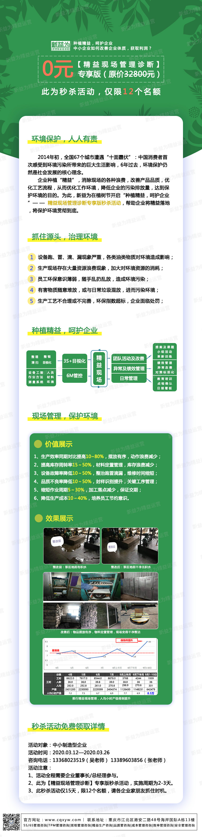 種植精益，呵護(hù)企業(yè)——精益現(xiàn)場管理診斷專享版秒殺活動